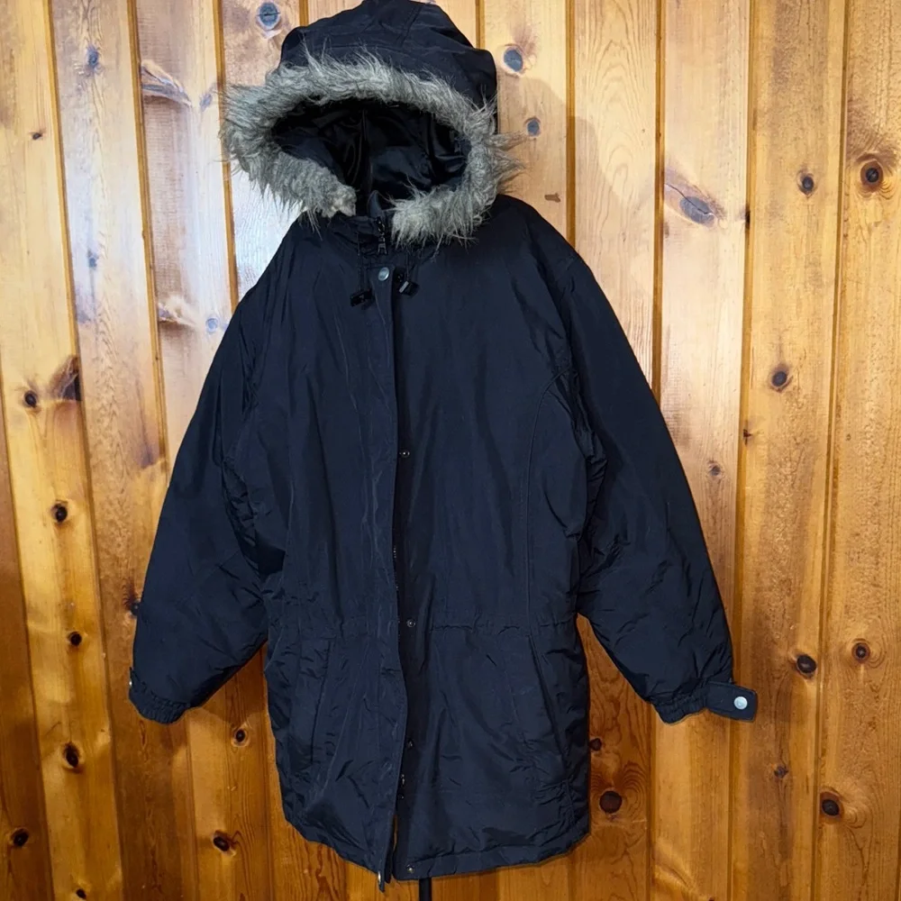 Eddie Bauer goose down jacket in a black color and XL Tall
1920 edition puffer - Picture 1 of 13